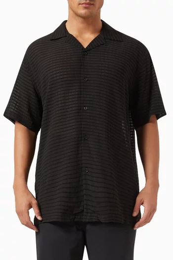Canty Check Shirt in Rayon & Cotton