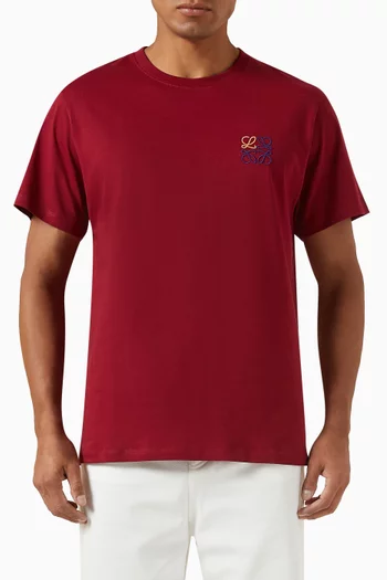 Anagram Logo T-shirt in Cotton