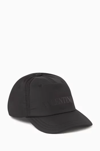 Valentino Logo Baseball Hat in Nylon