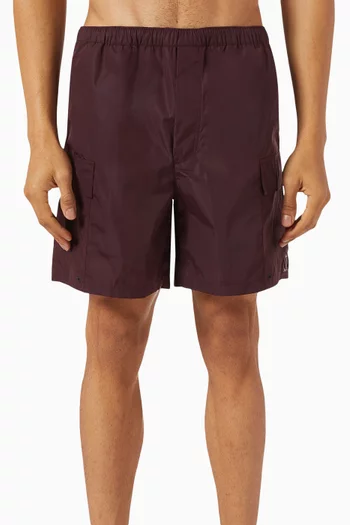 VLogo Swim Shorts in Nylon