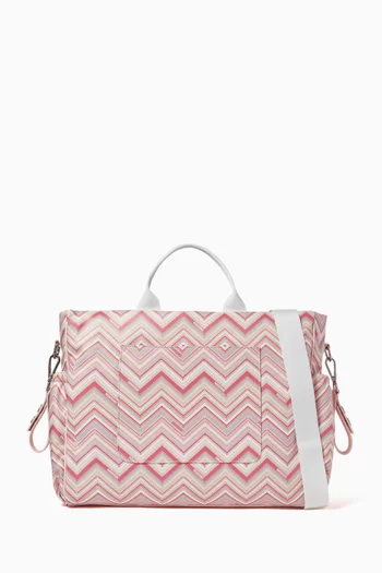 Blush pink baby changing bag discount