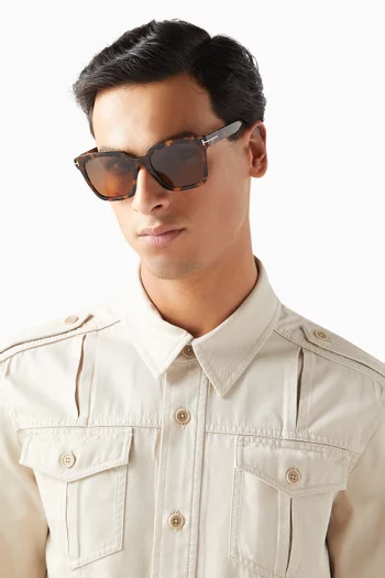 Square Sunglasses in Acetate