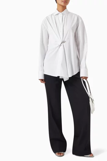 Crystal Pin Shirt in Cotton