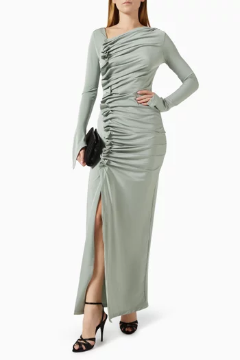 Wind Gown in Silk-jersey