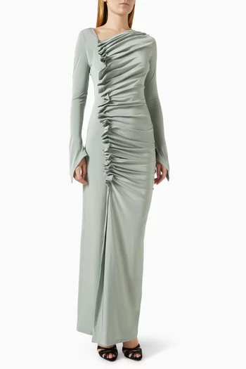 Wind Gown in Silk-jersey