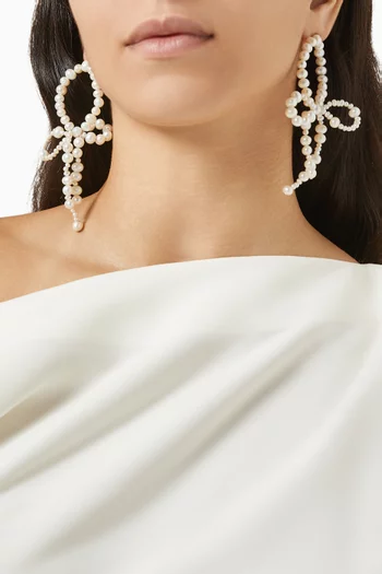 Pearl Earrings in Recycled Sterling Silver