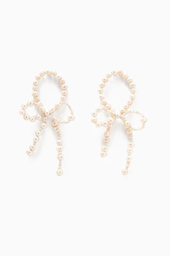 Pearl Earrings in Recycled Sterling Silver