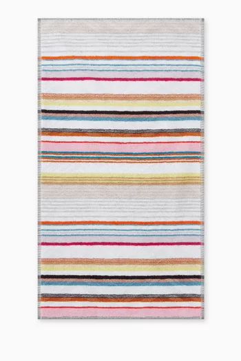 Moonshadow Striped Hand Towel in Cotton