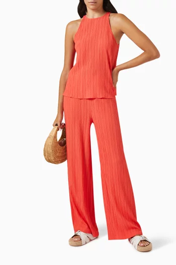 The Milly Elasticated Pants in Viscose Blend