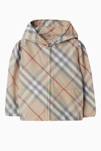 Tilly Check-print Jacket in Cotton Blend