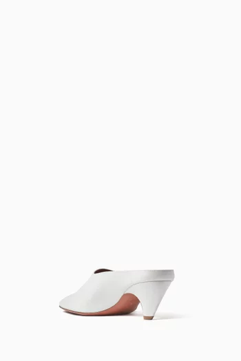 Low 55 Mules in Smooth Leather