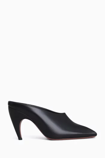 High 90 Mules in Smooth Leather