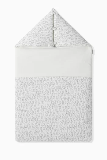 Logo Sleeping Bag in Cotton