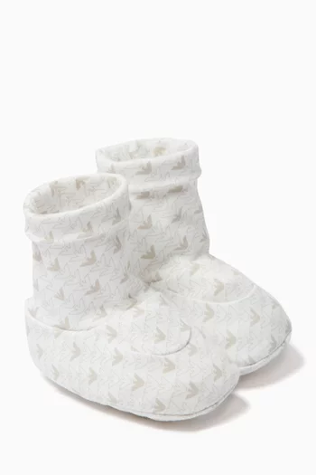 All-over Eagle Logo Sock Booties