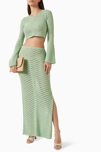 Rafaella Knit Skirt in Viscose Blend