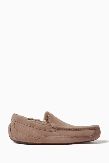 Ascot Slippers in Suede