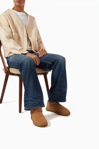 Classic Ultra Mini Boots in Twinface Sheepskin