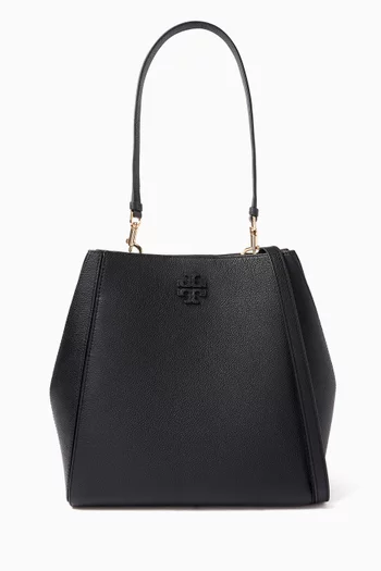 McGraw Bucket Bag in Pebbled Leather