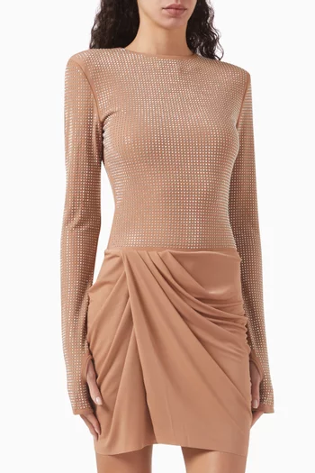 Manta Crystal Mini Dress