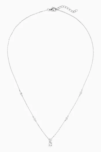 Elegant Star Necklace in Sterling Silver