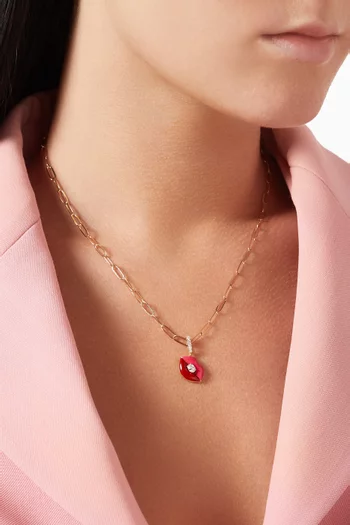 Sugar Lips Clip-on Charm in 18kt Yellow Gold