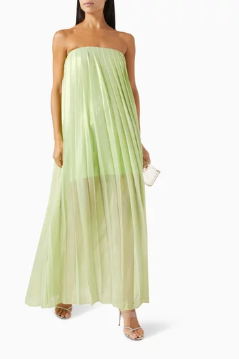 Yala Pleated Maxi Dress
