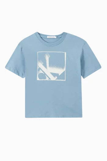 Relaxed Logo T-shirt in Cotton-jersey