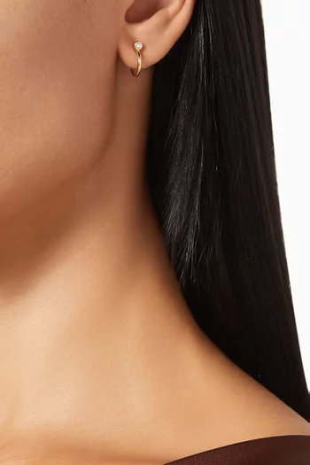 Odette Hoop Earrings in Sterling Silver