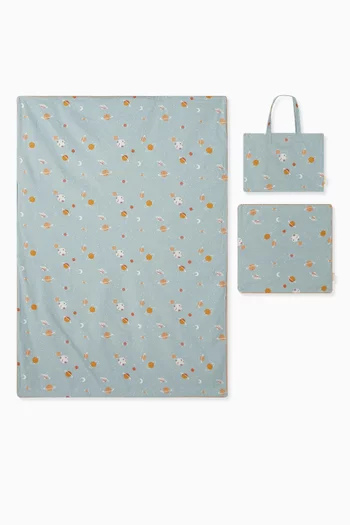 Planetary Graphic Bedding Set in Organic Cotton