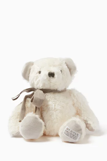 Fluffy Teddy Bear Toy in Organic Cotton