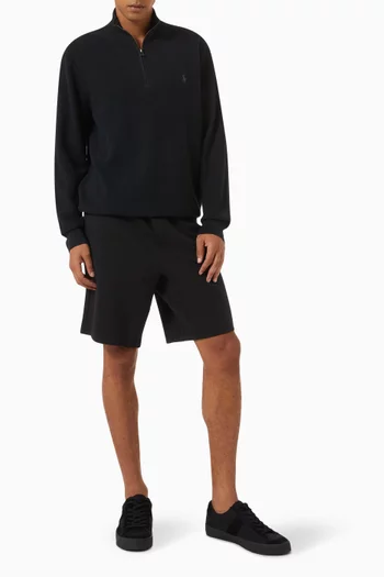 Athletic Shorts in Cotton-blend