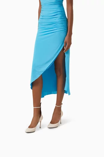 حذاء كلاسيك ديكوليت بكعب 90 مم جلد لامع