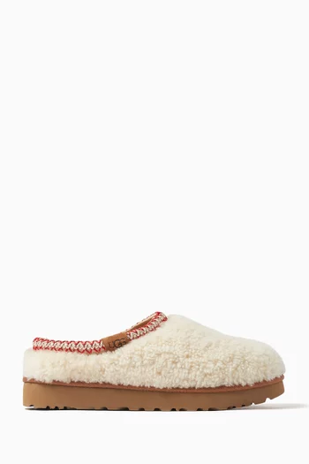 Tasman Maxi Curly Slippers in Sheepskin Fur