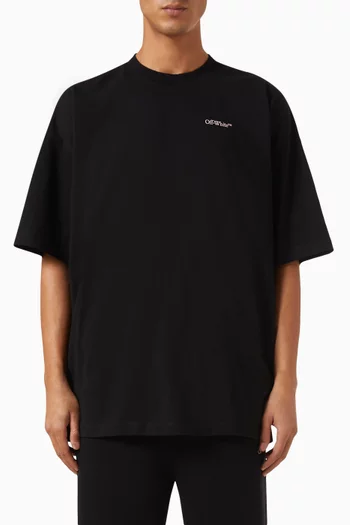 Vanish Arrow Oversized T-shirt in Cotton