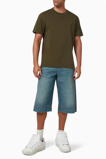 Embossed-logo T-shirt in Cotton-jersey