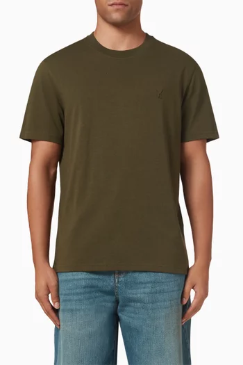 Embossed-logo T-shirt in Cotton-jersey