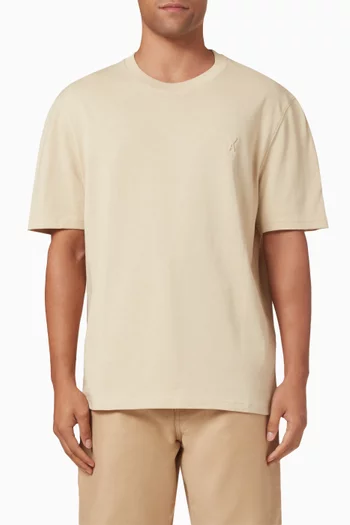 Embossed-logo T-shirt in Cotton-jersey