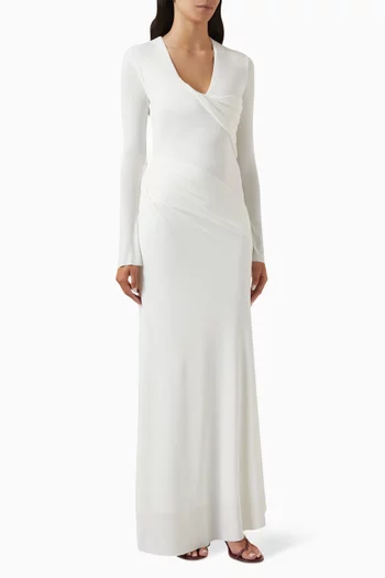 Jasmine Maxi Dress in Single Jersey Knit