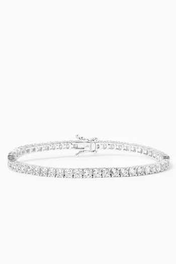 Classico Tennis Bracelet in Sterling Silver