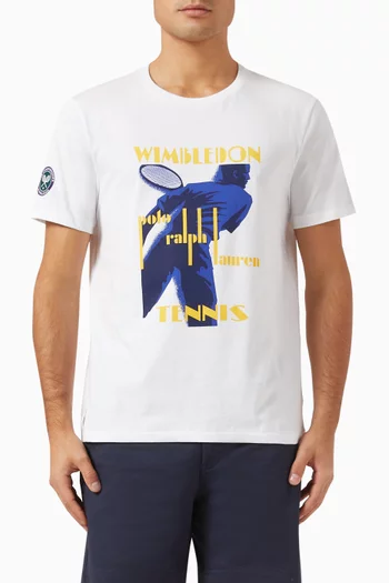 x Wimbledon Graphic T-shirt in Cotton
