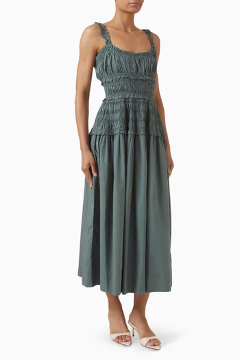Marianne Midi Dress in Organic-cotton
