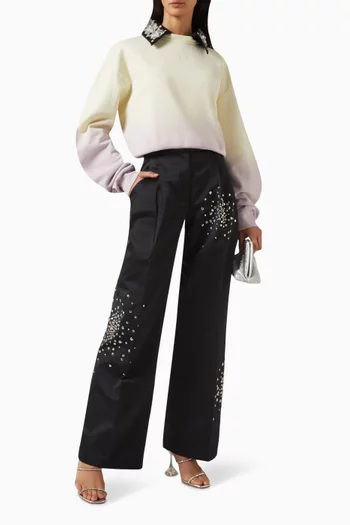 Ombré Embellished Sweatshirt