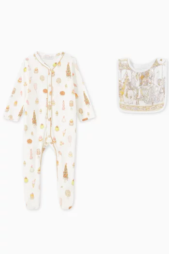 Hot Air Balloon 3-piece Gift Set in Cotton