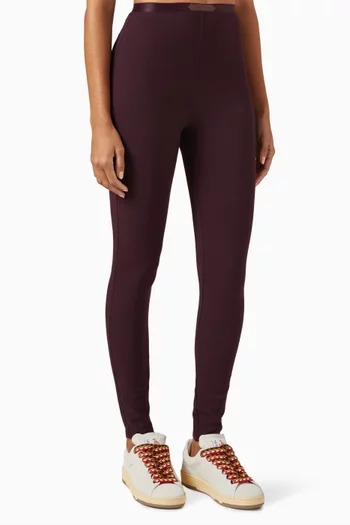 Logo Leggings in Viscose-blend