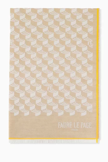 Scale Stole in Cashmere-silk