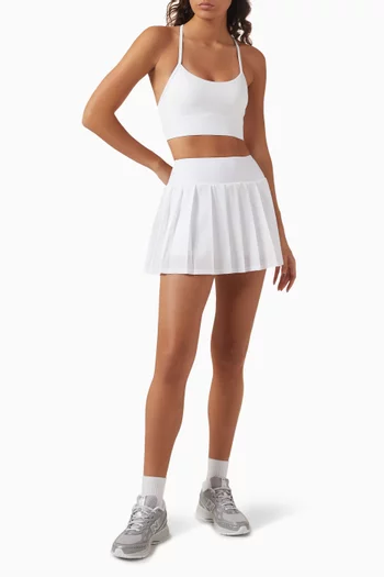Pleated Tennis Mini Skirt