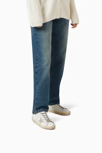 Super-star Low-top Sneakers in Suede & Leather