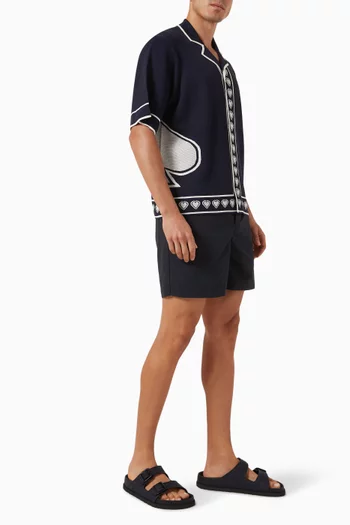 Longer Sunseeker Swim Shorts in Recycled-nylon