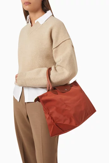 Medium Le Pliage Bag in Recycled Canvas