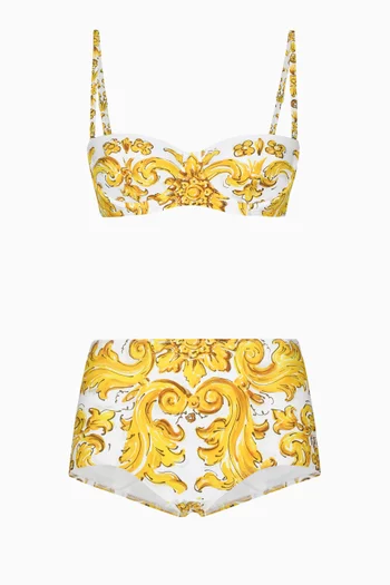 Majolica Print Bikini Set